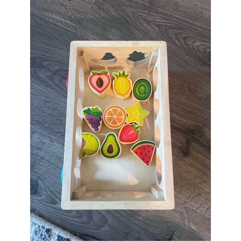 Toddlers Montessori Wooden Educational Toys for Baby Boys Girls Age 1 2 3 Year O